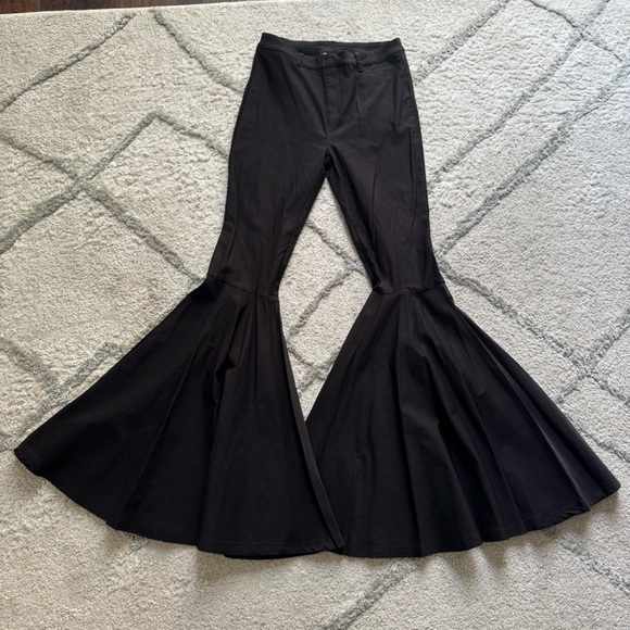 KILLSTAR Eternal super Flare pants Black trousers Small - Picture 2 of 12